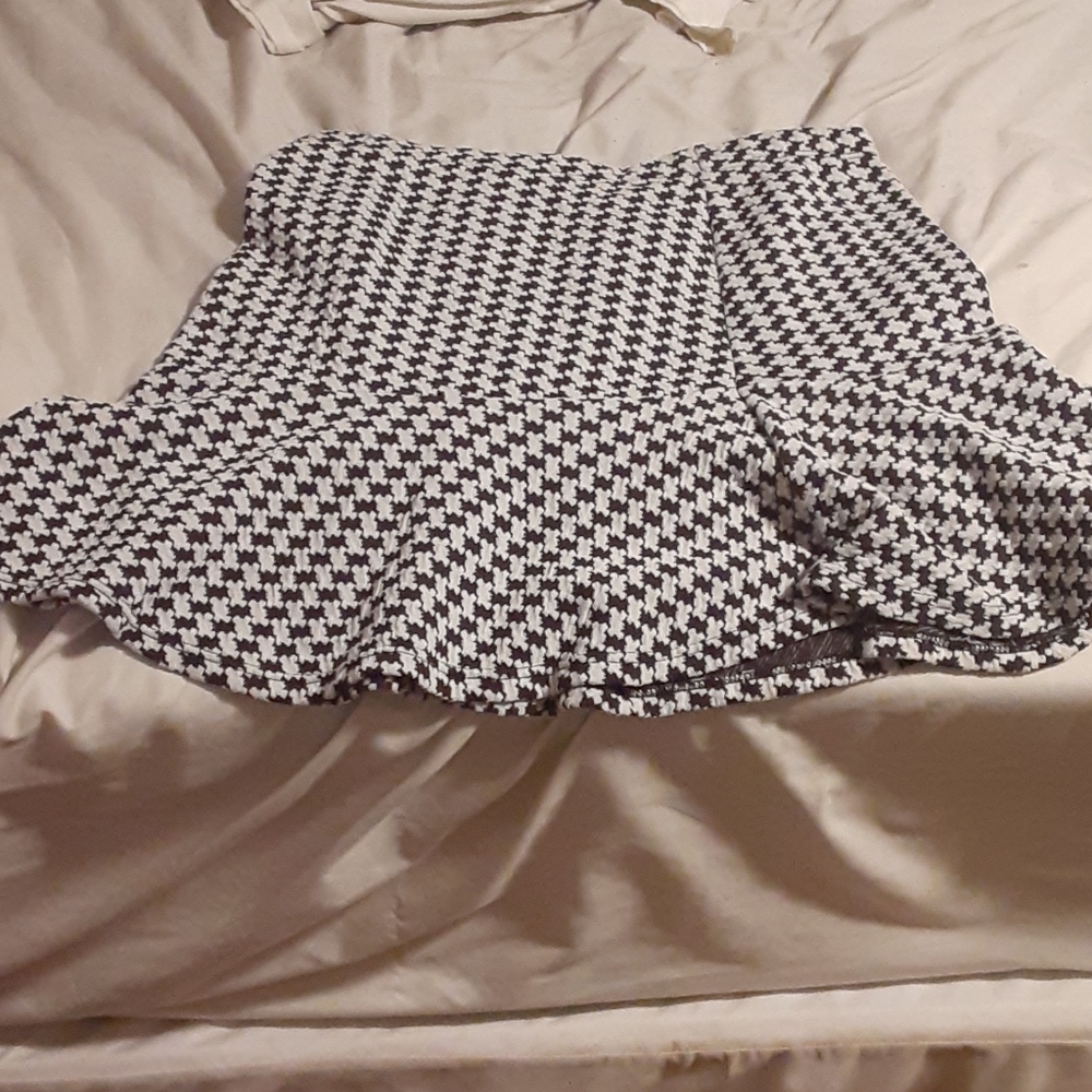 Black and white skirt
